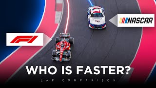 Is Nascar faster than an F1  3D Comparison [upl. by Meeks]