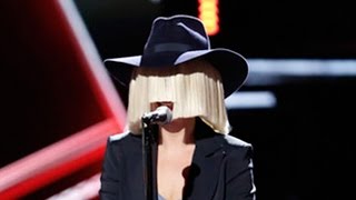 Sia Performs Elastic Heart on the Voice [upl. by Ulund224]