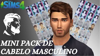 👨 MINI PACK DE CABELO MASCULINO   DOWNLOAD  THE SIMS 4 [upl. by Nidnarb419]