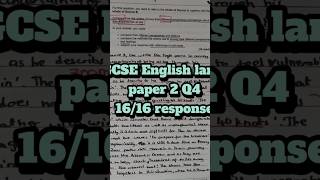 GCSE English language paper 2 question 4 full mark response ￼ [upl. by Easlehc629]