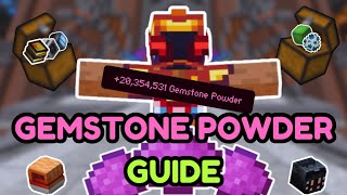 How To Get Gemstone Powder After Mining v4  Hypixel Skyblock [upl. by Verlee]