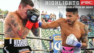 Abner Mares delivers after 308 day ring absence  Mares vs Gutierrez [upl. by Nomzaj]