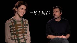 Timothée Chalamet Joel Edgerton and David Michôd for Netflix The King [upl. by Ayotnahs]