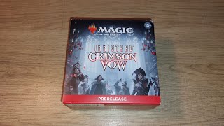 Magic The Gathering Crimson Vow Prerelease Opening [upl. by Iamhaj72]