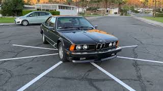 1986 BMW 635CSi E24 WalkAround [upl. by Merceer]