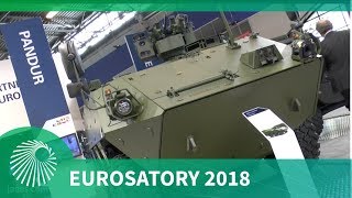 Eurosatory 2018 GDELSs PANDUR 6x6 [upl. by Alayne]