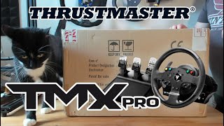 Thrustmaster TMX Pro UNBOXING SIM RACING HARDWARE [upl. by Nirrep502]