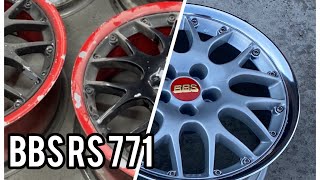 From Worn to Wow Our BBS RS771 Restoration Process [upl. by Jelsma]