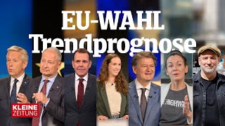 EUWahl 2024  Erste Trendprognose Österreich [upl. by Therron]