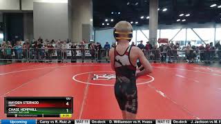 12U 63 Hayden Sternod NWWC Vs Chase Hemphill Cowboy Mat Club [upl. by Donnie]