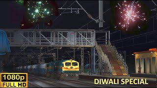 DIWALI SPECIAL VIDEO BY INDIAN RAILSIM  REALISTIC SIMULATION [upl. by Enyrhtac506]