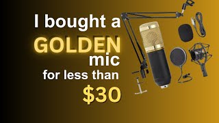 Condenser Microphone BM 800 COMPLETE REVIEW [upl. by Aiht]