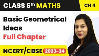 Class 6 Maths Chapter 4  Basic Geometrical Ideas Full Chapter Explanation amp Exercise [upl. by Atteynot]