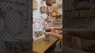 Macrame Bag Tutorial YouTube TruSzu 👜👜👜 [upl. by Schreibe171]