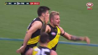 Richmond v Fremantle  Round 8 2017  Last Two Minutes  AFL [upl. by Hgielrebmik238]