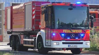 Neues HLF Einsatzfahrten Feuerwehr Erkrath [upl. by Aissat]