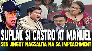 BANAT BY JINGGOY BUTATA SI CASTRO AT MANUEL IMPEACHMENT [upl. by Ophelie]