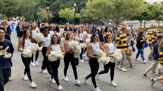 Cal Band march to Memorial Stadium vs Idaho 2023 Berkeley California [upl. by Kinsman]