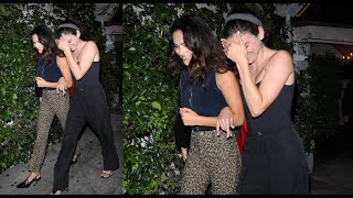 Camila Mendes Has A Girls Night Out At The Chateau Marmont in LA [upl. by Weider450]