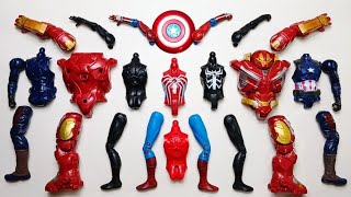 MERAKIT MAINAN SPIDERMAN  VENOM  HULKBUSTER  CAPTAIN AMERICA  SUPERHERO MARVEL [upl. by Sale]