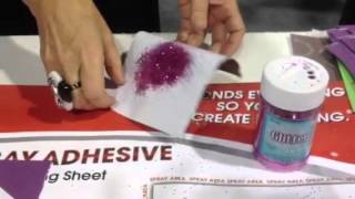 New Craft Product Demo E6000 Spray Glue [upl. by Ayadahs]