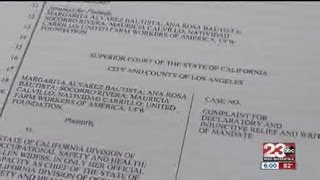 UFW sues CalOSHA [upl. by Fablan]