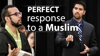 PERFECT response to a Muslim questioning the nature of Christ  Nabeel Qureshi [upl. by Bil]