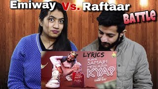 EMIWAYSAMAJH MEIN AAYA KYA REACTION  Emiway Vs Raftaar Battle [upl. by Eseneg]