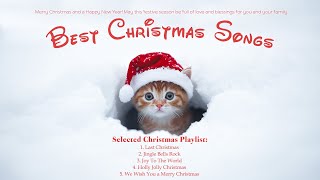 Best Pop Christmas Playlist🔔Top Popular Christmas Songs and Carols For Joyful Holiday [upl. by Millan]