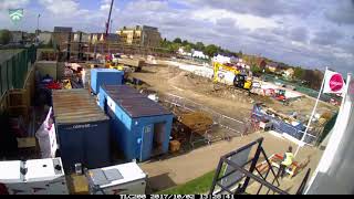 Greenford High School iBlock August 2017  January 2018 timelapse [upl. by Lotsirk]