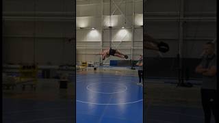 Aerial Straps Training in Cirque du Soleil IHQ cirquedusoleil aerialstrapstraining aerialstraps [upl. by Bedell]