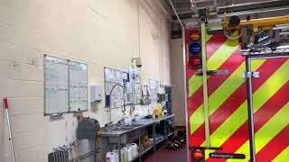 Fire station turnout alerting system tones HWFRS [upl. by Addam]