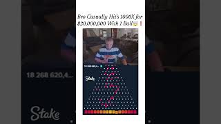 bro will never work AGAINstake plinko roulette shorts short viral casino slots [upl. by Mclain]