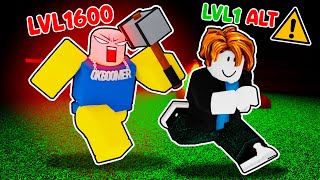 Alt Trolling Two Level 1000s in ROBLOX Flee the Facility 😱😱😱 [upl. by Nohsram]