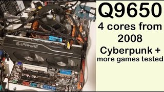 Q9650 in 2021 Cyberpunk 2077 and more games benchmarked [upl. by Imaon]