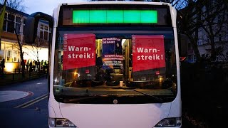 Bundesweiter Streik im Nahverkehr beginnt [upl. by Niwrehs833]