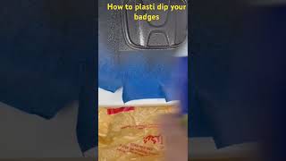 How to chrome delete using plasti dip hondaodyssey automobile hondacars [upl. by Anyg]