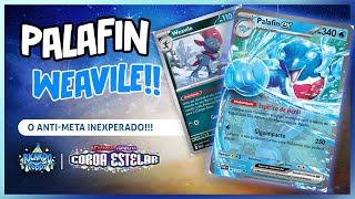 PALAFIN EX COMO VOCE NUNCA VIU  Análise e Gameplay  PalafinWeavile [upl. by Leveroni713]