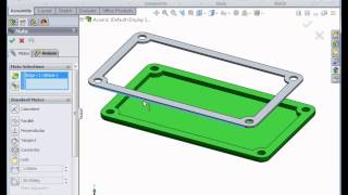 SolidWorks Tutorial  Assembly  how to use inplace mates [upl. by Christianity529]