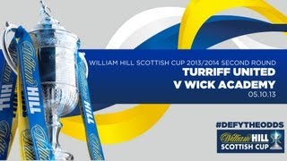 Turriff United 42 Wick Academy  William Hill Scottish Cup 20132014 Second Round [upl. by Anitsim]