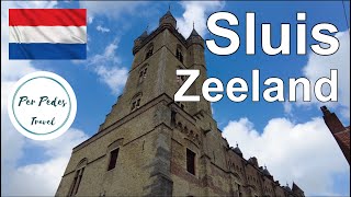 Sluis Zeeland Netherlands Walking Tour with Subtitles Summer 2021 [upl. by Llyrpa]