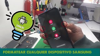 COMO FORMATEAR CUALQUIER DISPOSITIVO SAMSUNG [upl. by Darin]