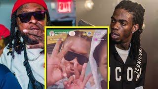 VYBZ KARTE REACTS TO ALKALINE AFTERALL BEING PLAYED AT SOUND CLASH [upl. by Bearce]