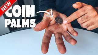 Coin Magic Tutorial  How To Palm Coins Secretly [upl. by Andee733]