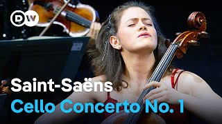 SaintSaëns Cello Concerto No1  Emmanuelle Bertrand Pedro Halffter Ensemble Orchestral de Paris [upl. by Ahsilif]