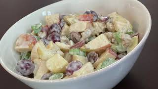 The BEST Waldorf Salad Recipe [upl. by Adnolat]