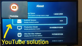 YouTube not working on old Android TV solution in 2 mints [upl. by Atteuqahc]