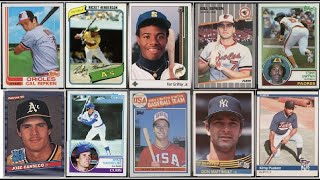 The 20 Most Valuable Baseball Cards of the 1980s [upl. by Ahern]