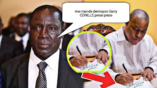 Minis Nader FREN Siyen DEMISYON Garry Conille SR Laura Pote mesaj pou Ayiti [upl. by Magner]