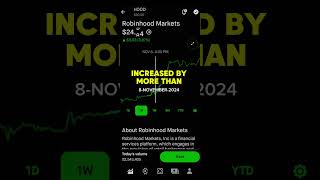 ROBINHOOD MARKETS STOCK PRICE MOVEMENT  ROBINHOOD STOCK MARKET INVESTING [upl. by Preiser]